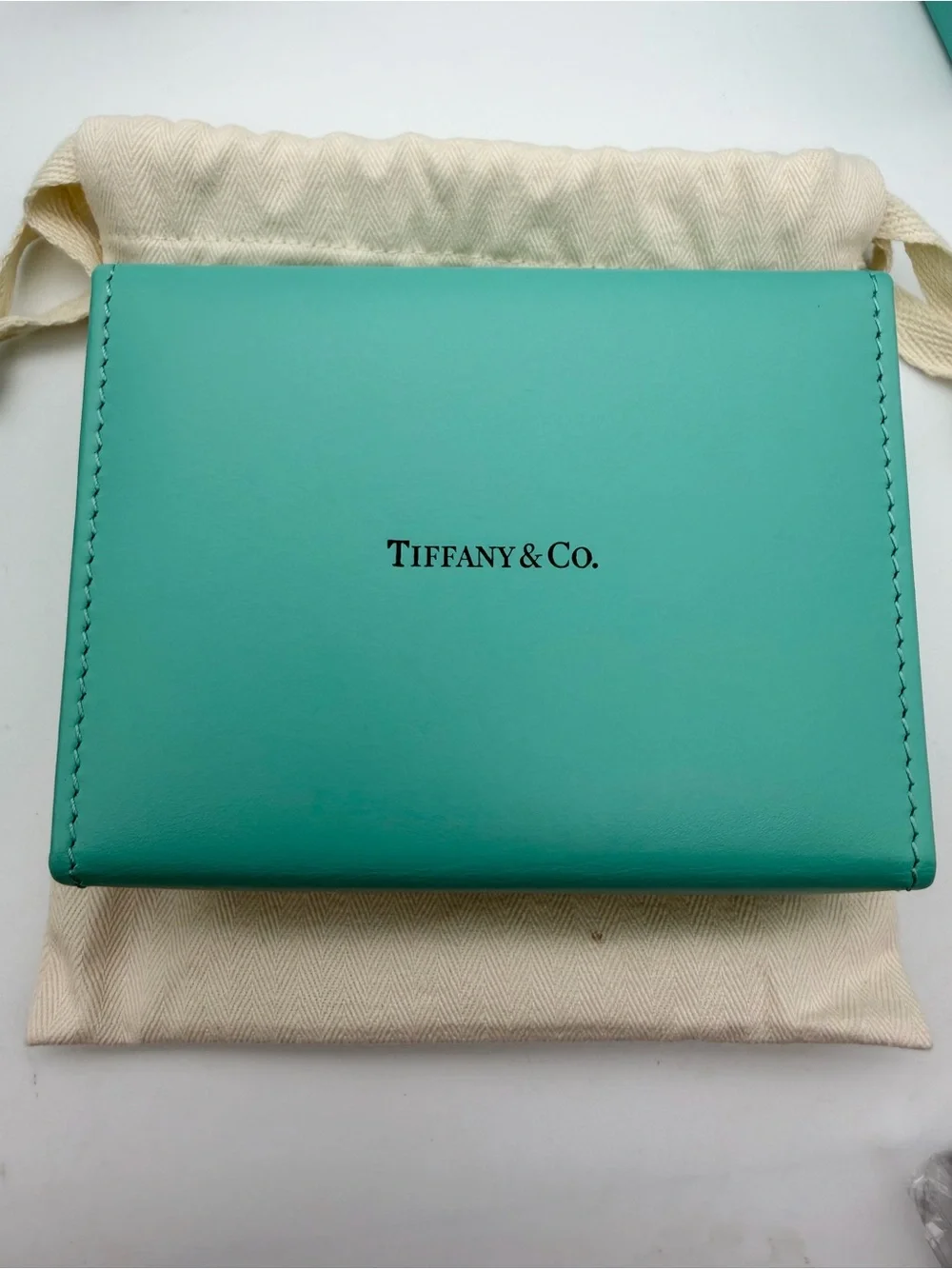 Tiffany & Co. New Small Leather Travel Jewelry Box